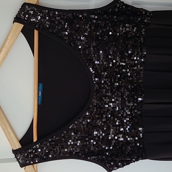 Fave - black sequin dress, size XL - Picture 2 of 4